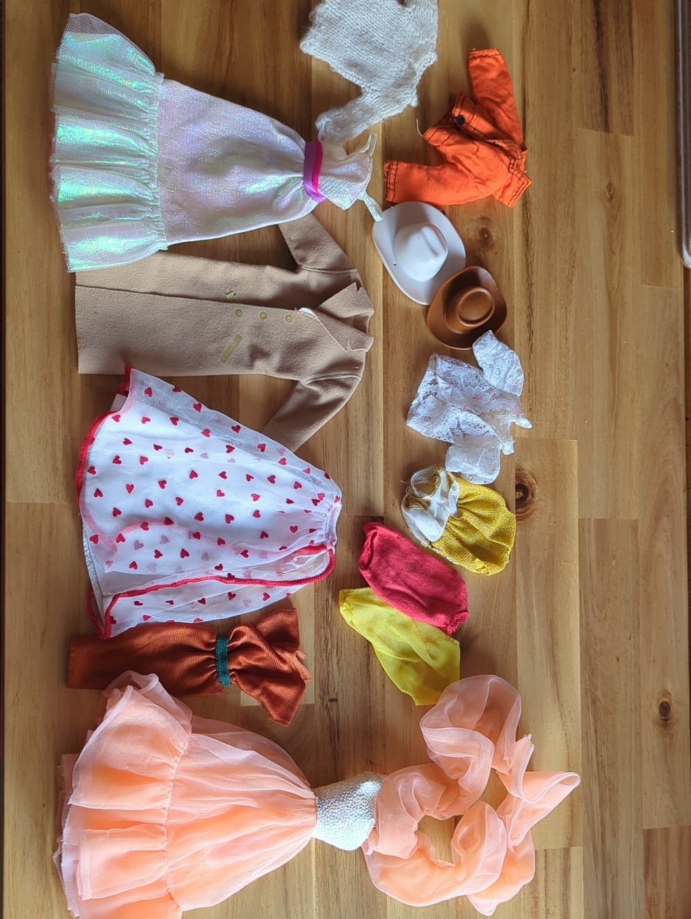 Vintage Barbie Lot of Clothes Needs TLC